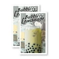 thumbnail image 4 of Bubble Lemonade 24" x 36" Double Sided A-Frame Sidewalk Sign Includes 2 Installed Decals Foldable Portable White Signicade Sandwich Board Refreshing Drinks Summer Specials Food Stalls, 4 of 6