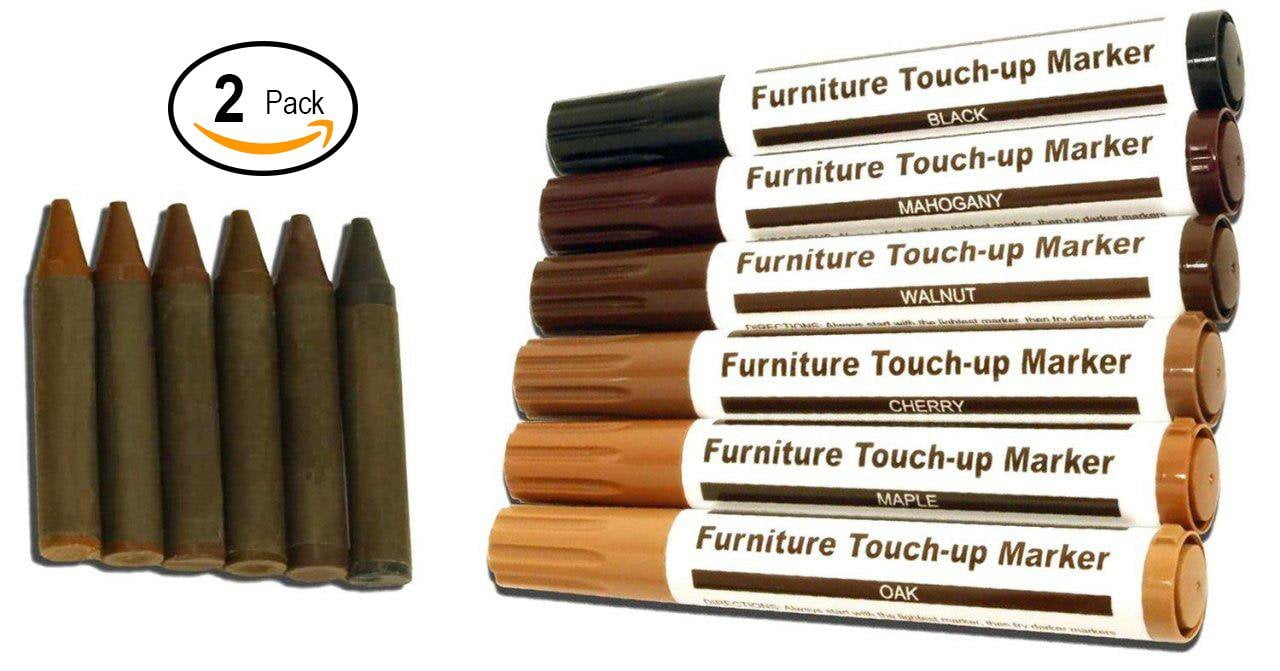 wood furniture touch up kit marker pen wax  filler remover repair fix FOODCA 