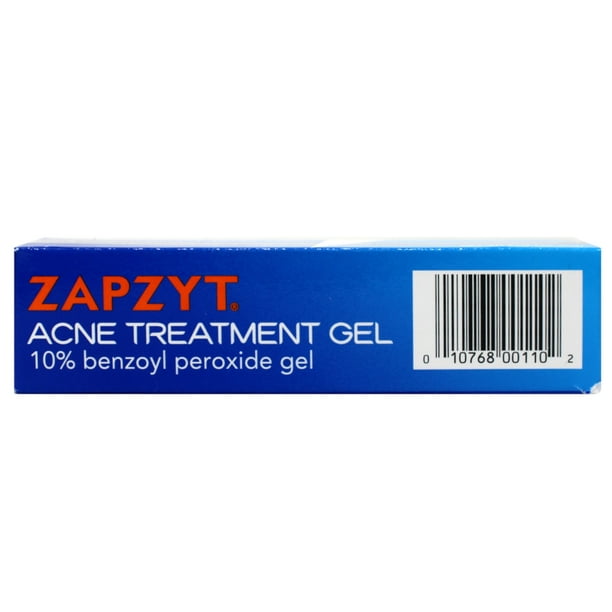 ZAPZYT Acne Treatment Gel - 10% Benzoyl Peroxide - Clears Pimples