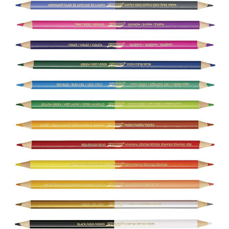Prang Duo-Color Double Sided Colored Pencils - 3 mm Lead Diameter - 1 Each Prang Duo-Color Double Sided Colored Pencils - 3 mm Lead Diameter - 1 Each