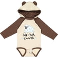 thumbnail image 3 of Inktastic My Oma Loves Me Baby Lamb Boys or Girls Long Sleeve Baby Bodysuit, 3 of 5