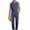 #0449-Navy, variant on Ceisia Men Lapel Sleeveless Button Down Shirt and Belted Straight Leg Pants 2 Piece Linen Outfit Khaki XL Gift