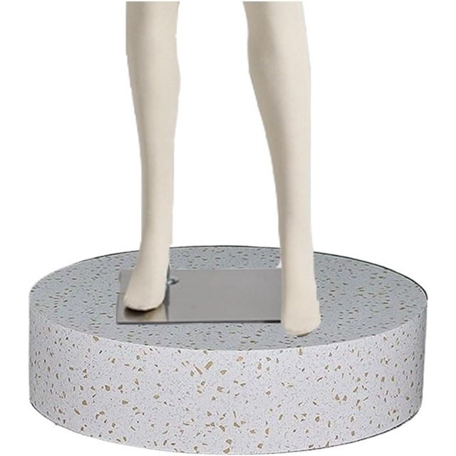 Clothing Store Model Display Platform Base Cylindrical Display Stand Art Decor Stand 200kg Load-Bearing, Easy to Clean(15.7x5.9in)