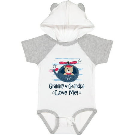 

Inktastic Grammy and Grandpa Love Me Grandson Outfit Gift Baby Boy Bodysuit