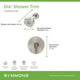 thumbnail image 3 of Symmons S3591BSTN15TRM Dia Hydromersion Shower Only Trim Package - Nickel, 3 of 7