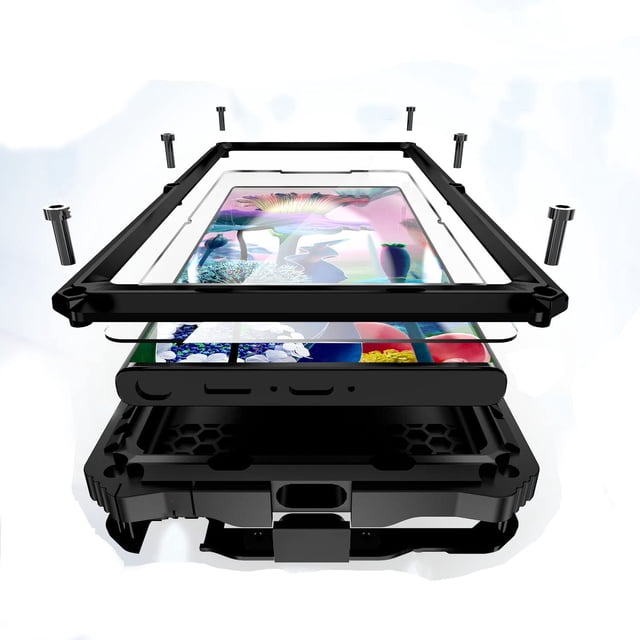 Funda Lunivop para Samsung Galaxy S23 Ultra, metal, armadura 360°