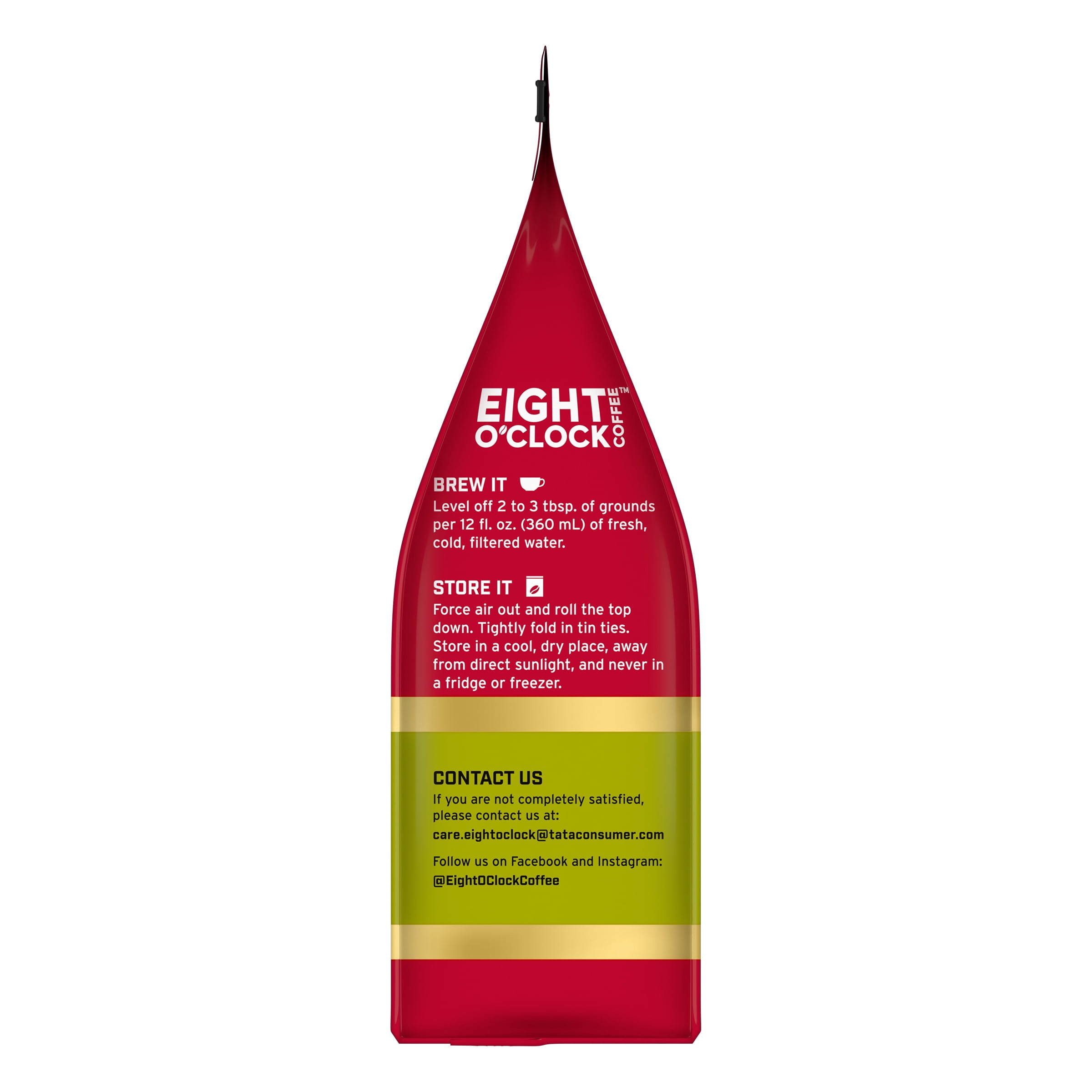 Eight O'Clock 50% Decaf, Medium Roast, Ground Coffee, 11.5oz