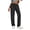 Black, variant on SWQZVT Womens Sweatpants Straight Leg Sweat Pants Elastic Waisted Trousers with Pockets Drawstring Workout Pants
