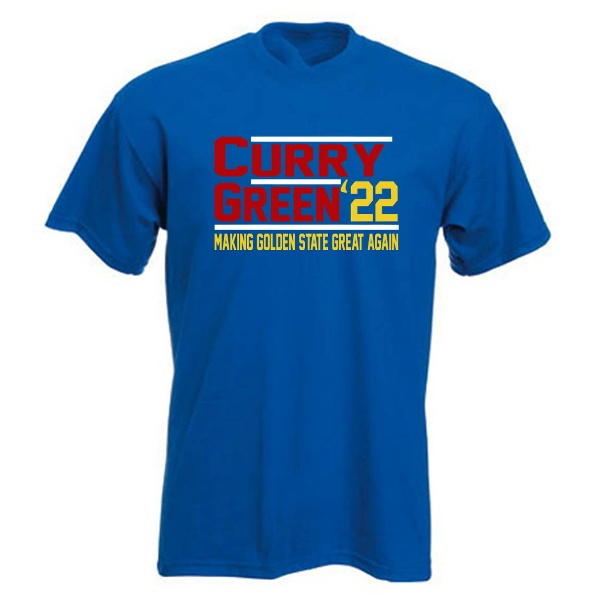 TIE-DYE BLUE Warriors Steph Curry Draymond Green 2022 T-shirt ADULT 