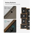 thumbnail image 4 of SONGMICS Collage Picture Frames, 4x6 for Wall Decor 12 Pack, Assembly Required, Rustic Brown, 4 of 5