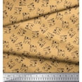 thumbnail image 3 of Soimoi Rayon Crepe Fabric Pug Dog Print Fabric by The Yard 46 Inch Wide, 3 of 3