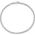 thumbnail image 5 of 14K White Gold Jbsp's D/C Beaded Bracelet (7.5 X 3) Made In Italy lf481-7.5, 5 of 6