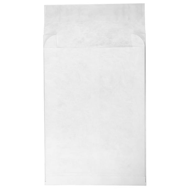 JAM Tyvek Expandable Open End Catalog Envelopes with Peel & Seal