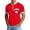 Red, variant on Graphic Casual Tee for Everyday Wear - Men’s T Shirt with Patriotic Canada Maple Leaf Print and Comfortable Blend Top