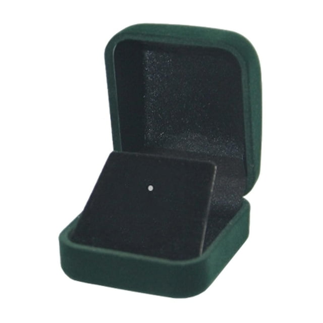 Milaget Boîte de Rangement en Velours pour Broches et Pièces Commémoratives Verte
