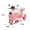 Pink+Polypropylene, variant on LHKJ 12V 2-Motor 2-Seater Electric Motorcycle with Bluetooth and USB