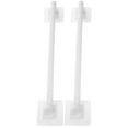 thumbnail image 4 of Towel Storage Rack 2Pcs Punch Free Towel Storage Rack Plastic Bath Towel Rod Towel Holder Bathroom Accessories (Long Style, White), 4 of 10