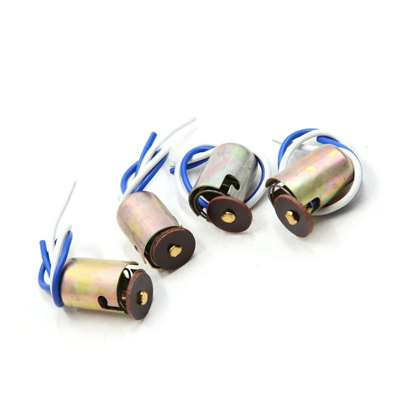 4pcs BA15S Car Wiring Harness Light Bulb Socket Holder Extension Connector