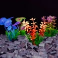 thumbnail image 6 of 10-Pack Artificial Aquatic Plants - Plastic Aquarium Decorations with 2 Styles & 9 Color Options (3.9 Inches Height), 6 of 6