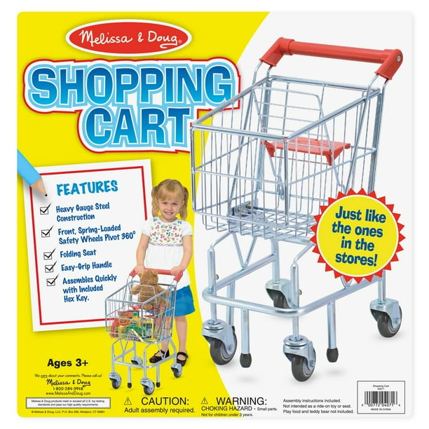 Melissa & doug metal shopping cart new arrivals