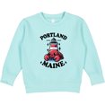 thumbnail image 2 of Inktastic Portland Maine Cute Lobster Toddler Sweatshirt, 2 of 4
