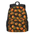 thumbnail image 2 of Zufioo Orange Pumpkin Pattern Adult Backpack,Wear-resistant and Breathable Multi-pocket Backpack, Suitable for Travel, Business and Outdoor Activities, 2 of 9