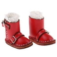 thumbnail image 3 of de Moda Botas de material cuero con Hebilla Pantorrilla para Muñeca de 12 '' - Rojo Hugo Muñecas, 3 of 7