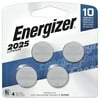 Energizer 2025 Lithium Coin Battery, 4 Pack