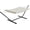 Ivory White, variant on EastVita 2 Person Standing Hammock PP Cotton Pad and Pillow Beige