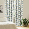 thumbnail image 2 of Ambesonne Nature Curtains, Colorful Flowers Leaf, Pair of 28"x95", Multicolor, 2 of 5