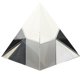 thumbnail image 1 of Clear Crystal Pyramid Prism Pisapapeles educativo físico del juguete de la de cristal 8cm Magideal Clear Crystal Pyramid Prism, 1 of 7