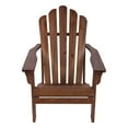 thumbnail image 6 of Shine Company Traditional Cedar Wood Patio Porch Adirondack Chair in Brown, 6 of 6
