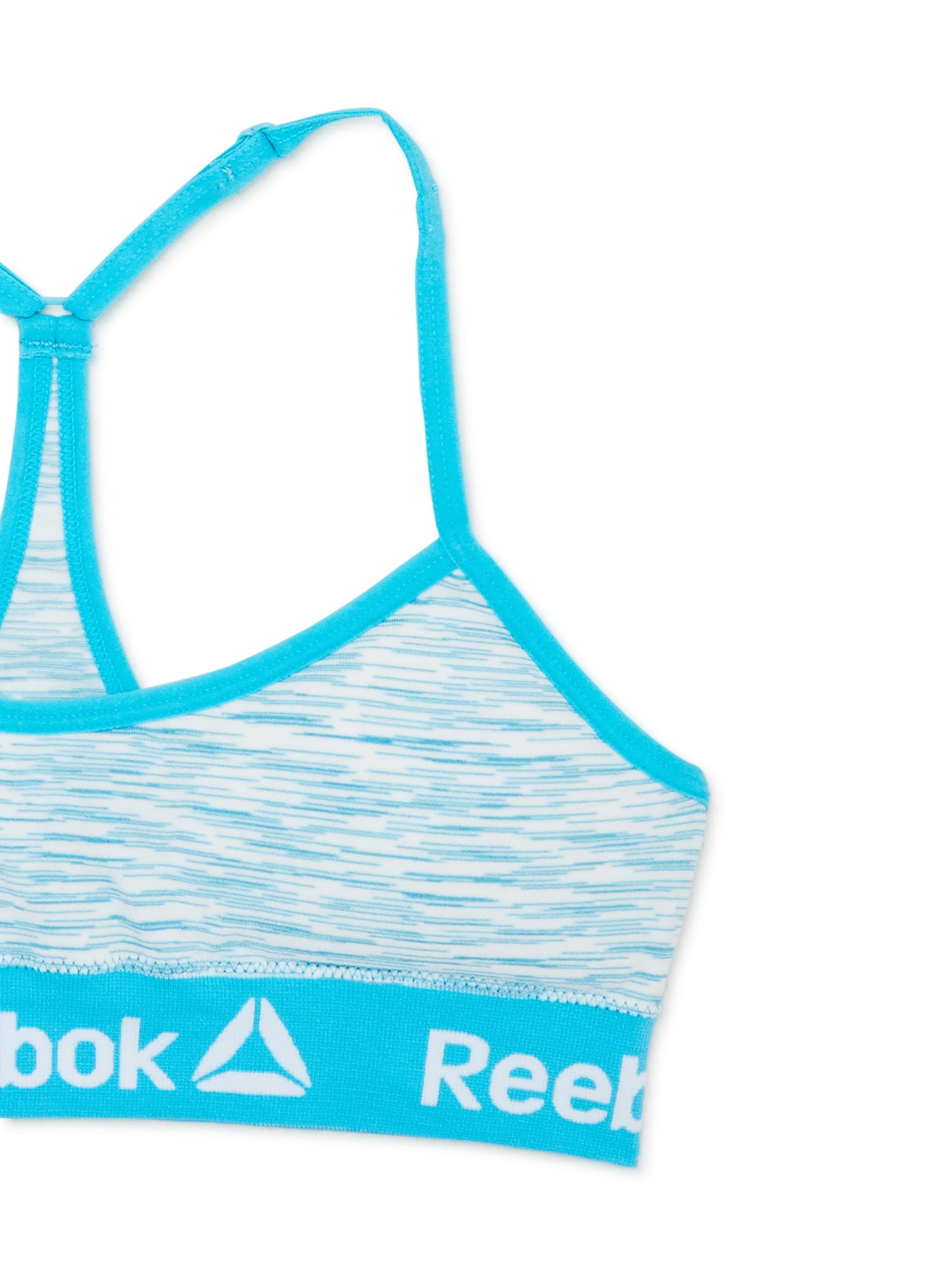 Reebok Girls Seamless Bras T-Back Bralettes, 2-Pack