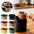 thumbnail image 7 of Coffee Knock Boxes 4 inch, Barista Style Espresso Grounds Knock Boxes, Removable Plastic Knock Rod, Non-Slip Base, Espresso Maker Accessory (Black), 7 of 7