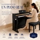 thumbnail image 2 of Piano Teclado Negro Audiotek 88 Teclas Contrapeso Incluye Banco y Pedales, 2 of 8