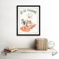 thumbnail image 2 of Vintage French Fashion La Vie Parisienne Gallant Minstrel Music Magazine Cover Art Print Framed Poster Wall Decor 12x16 inch, 2 of 5