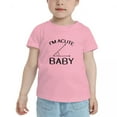 thumbnail image 2 of I'm A cute Funny Toddler T-Shirts for Boys Girls (Pink, Youth L), 2 of 5