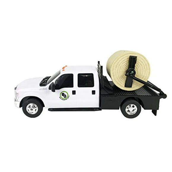 Big Country Toys Ford Flatbed - 1:20 Scale - Farm Toys - Toy Flatbed Farm Truck - Toy Truck with Hay Squeeze - Durable Plastic