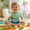 10Pack-QA568, variant on 10 Pack Water Boiled Soothing Early hood Soft Rubber Bells Toy With Double Headed Dumbbells