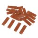 thumbnail image 1 of Etiqueta de Cuero PU de 20 Piezas Hecha a Mano Macarena para Bolsos Zapato Ropa Adornos Estilo 7, 1 of 6