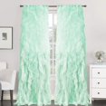 thumbnail image 1 of Cortinas de gasa transparente con volantes de la colección Sweet Home, x2, 1 of 1
