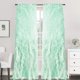 thumbnail image 1 of Cortinas de gasa transparente con volantes de la colección Sweet Home, 108 x 50 cm, 1 of 1
