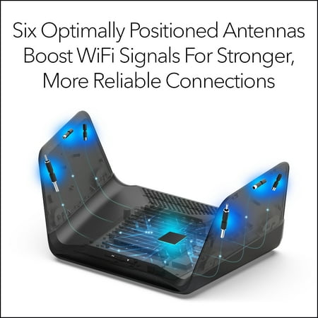 NETGEAR - Nighthawk AXE7800 Tri-Band Wi-Fi Router - Black