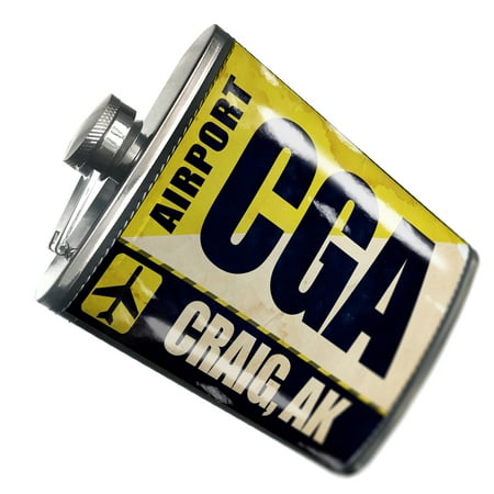 

NEONBLOND Flask Airportcode CGA Craig AK