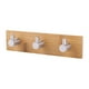 thumbnail image 4 of Gancho de Pared de Bambú Sincero Colgador de Acero Inoxidable para Bolsos Llaves y Toallas, 4 of 10