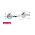 thumbnail image 2 of LIBERTY HARDWARE Silverton Collection Toilet Paper Holder, Polished Chrome SLV50-PC1, 2 of 2