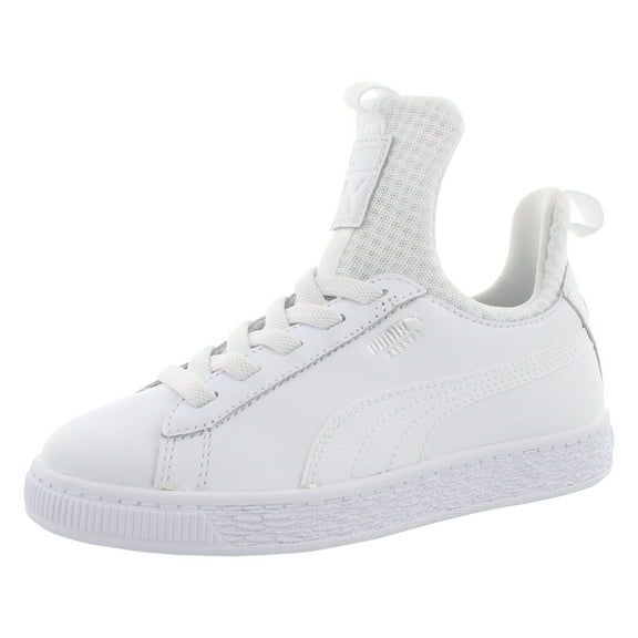 Puma Basket Fierce Ep Ac Girls Shoe Size 13, Color: White