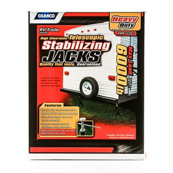 EAZ LIFT Adjustable Telescopic RV Jack, 16 to 30 Inches, 6,000 Pound Capacity
