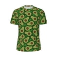 thumbnail image 5 of Wukai Big Colorful Avocados Print Men's Short-Sleeved Mesh T-Shirt,Quick-Dry Short Sleeve Workout T-Shirt-XX-Large, 5 of 8
