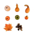 thumbnail image 3 of Fall Decorations Fall Pumpkins Set with Pinecones Acorns Maple Leaves Artificial Harvest Centerpieces for Thanksgiving Home Table Mantel Decor,B, 3 of 4